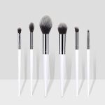 Beauty accessories 6pcs transparent high quality Acrylic makeup brush holder synthon hair cosmetic brush